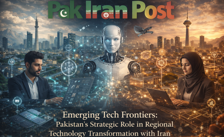 Emerging Tech Frontiers: Pakistan’s Strategic Role in Regional Technology Transformation with Iran