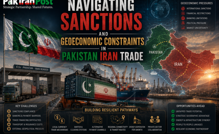 Navigating Sanctions and Geoeconomic Constraints in Pakistan Iran Trade