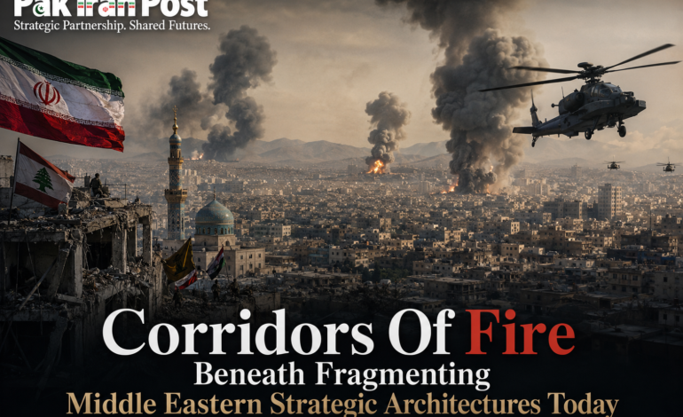 Corridors Of Fire Beneath Fragmenting Middle Eastern Strategic Architectures Today