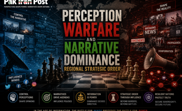 Perception Warfare and Narrative Dominance Regional Strategic Order