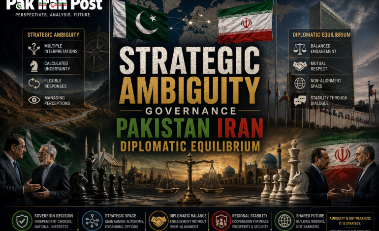 Strategic Ambiguity Governance Pakistan Iran Diplomatic Equilibrium