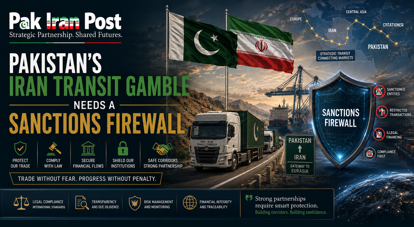 Pakistan’s Iran Transit Gamble Needs A Sanctions Firewall